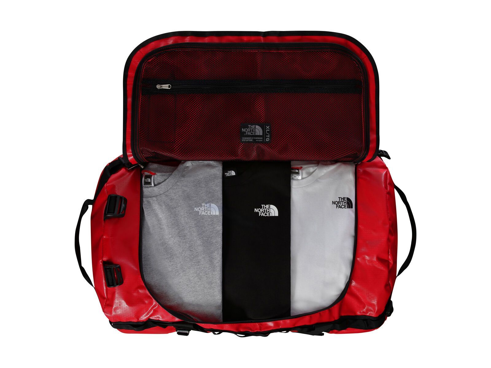 The North Face Base Camp Duffel - XL, tnf red/tnf black/npf - Bild 2