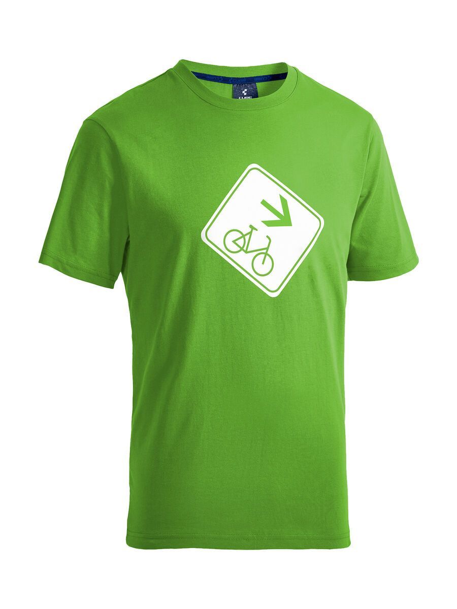 Cube Junior T-Shirt Sign, green´n´white - Bild 1