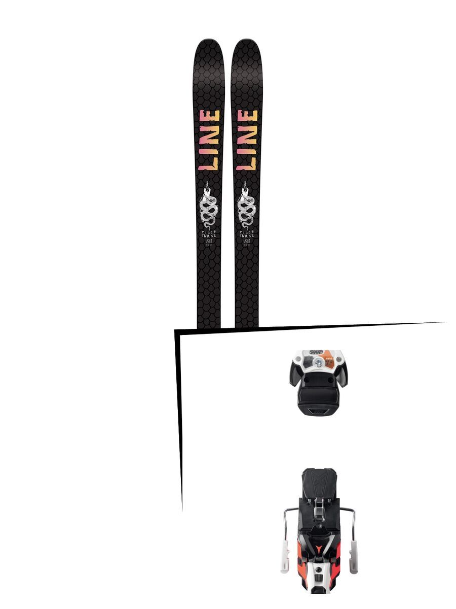 Set: Line Tigersnake 2018 + Atomic Warden MNC 13 white/black/orange - Bild 1