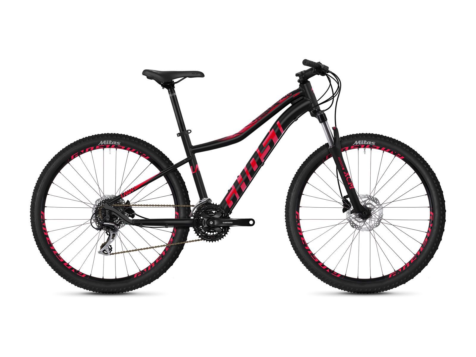 Ghost Lanao 3.7 AL, jet black/ruby pink - Bild 1