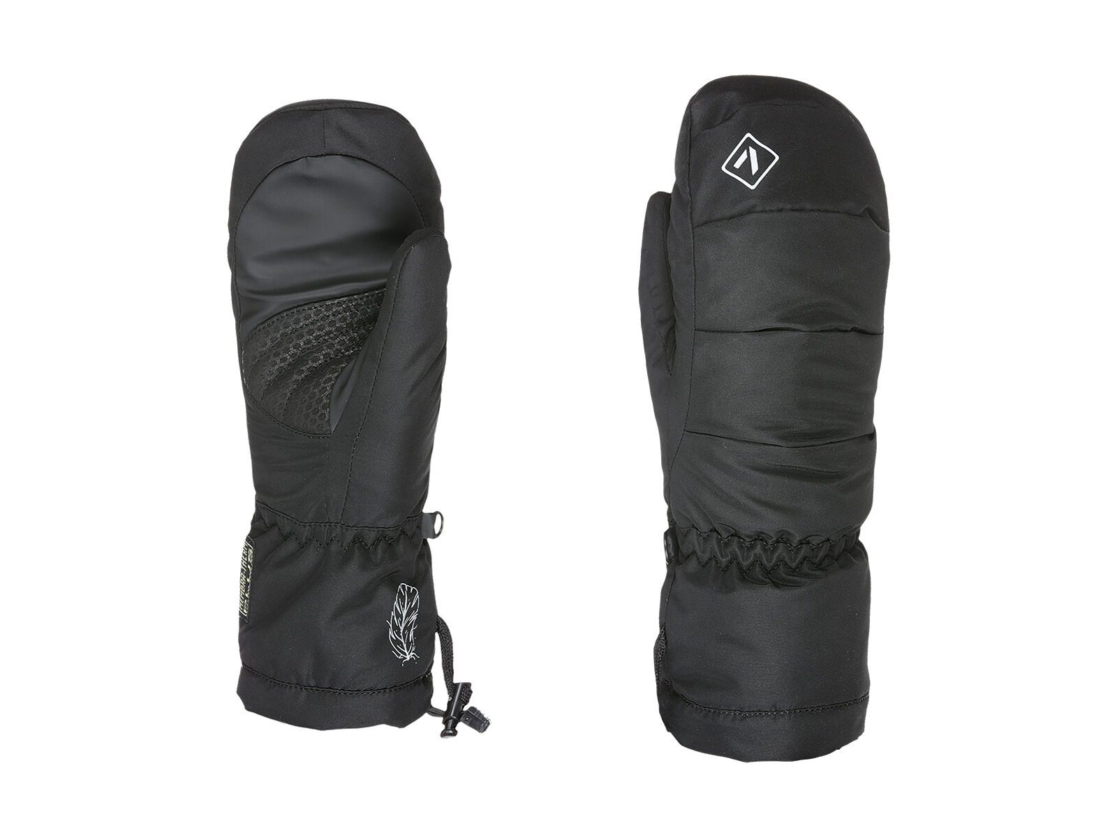 Level Rainbow Down JR Mitt, black - Bild 1