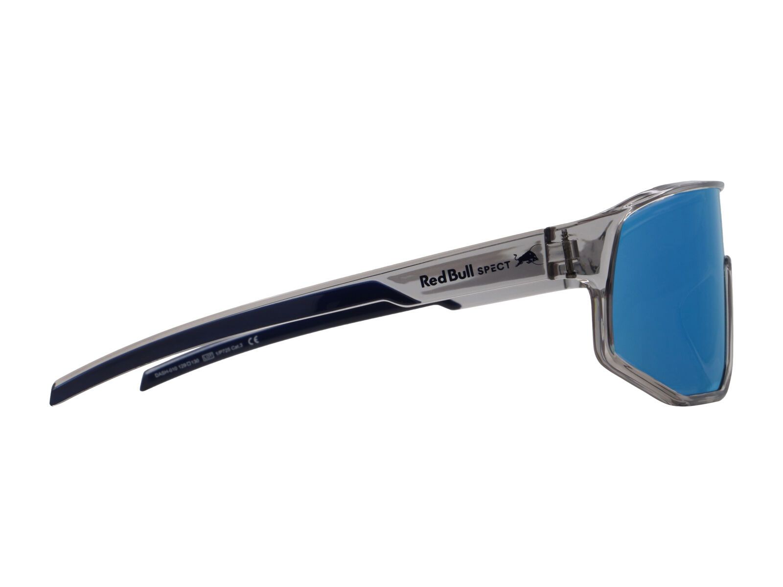 Red Bull Spect Eyewear Dash, Smoke/Blue Mirror / shiny x’tal light grey - Bild 2