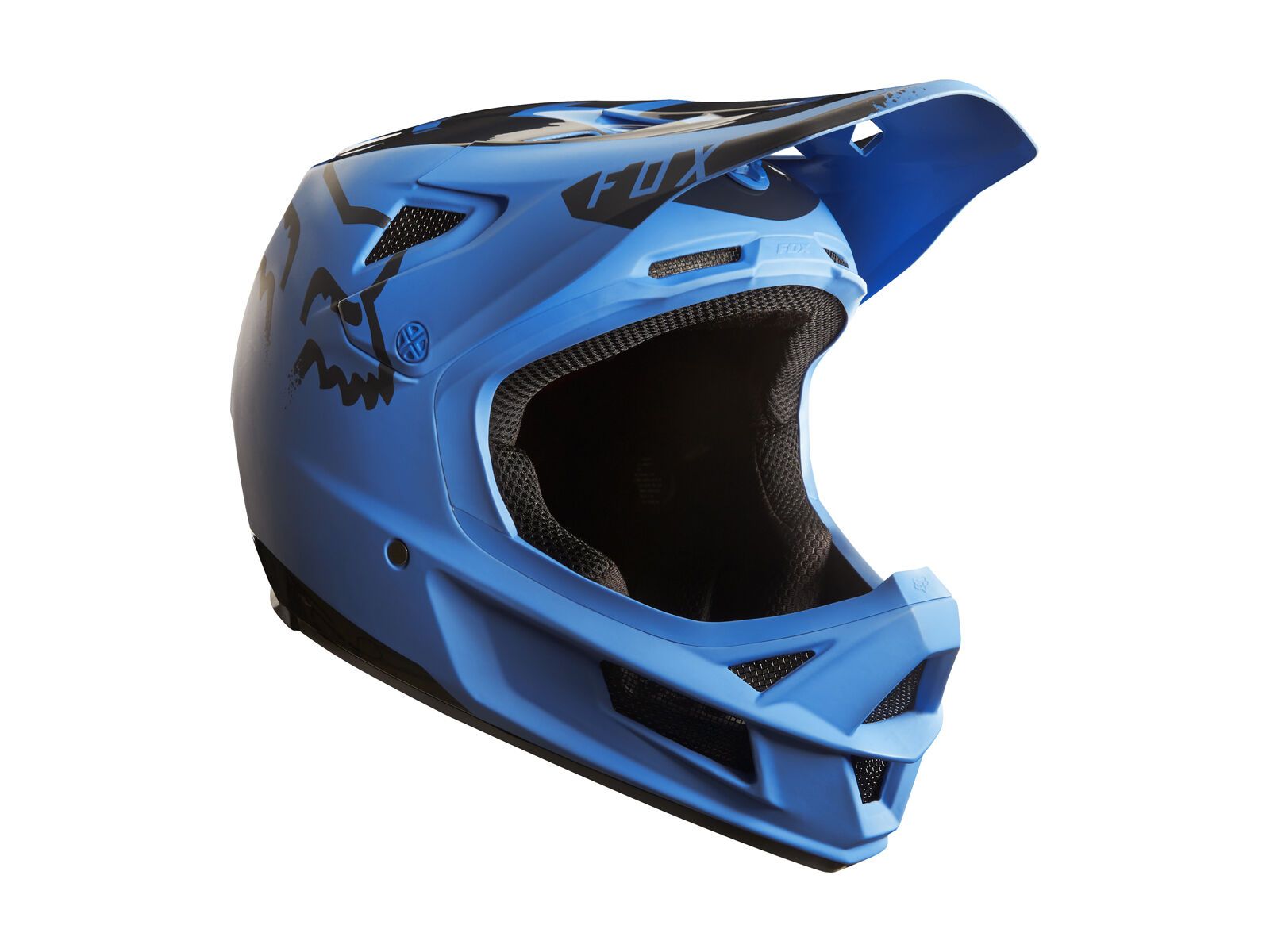 Fox Rampage Pro Carbon Moth Helmet, blue/black - Bild 2