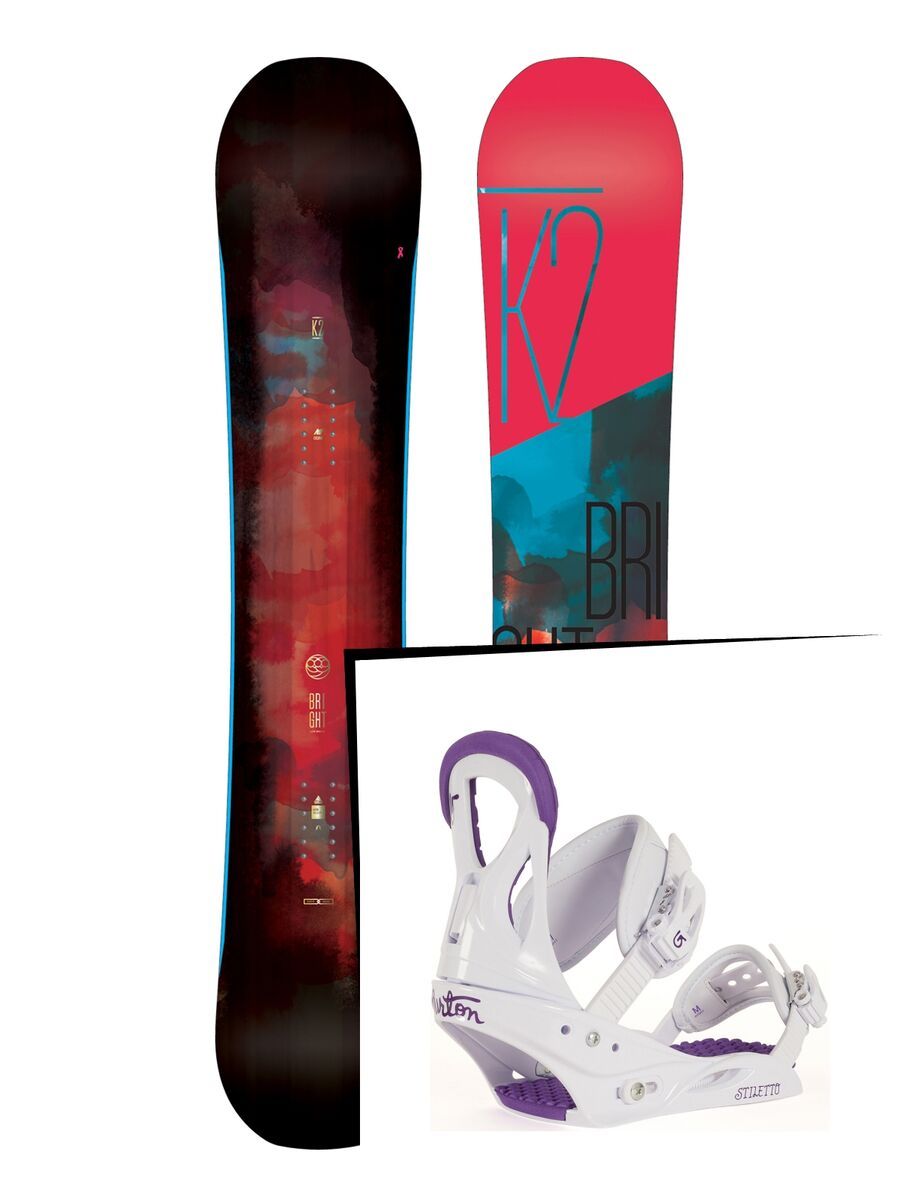 Set: K2 Bright Lite 2017 + Burton Stiletto Disc (1712939S) - Bild 1