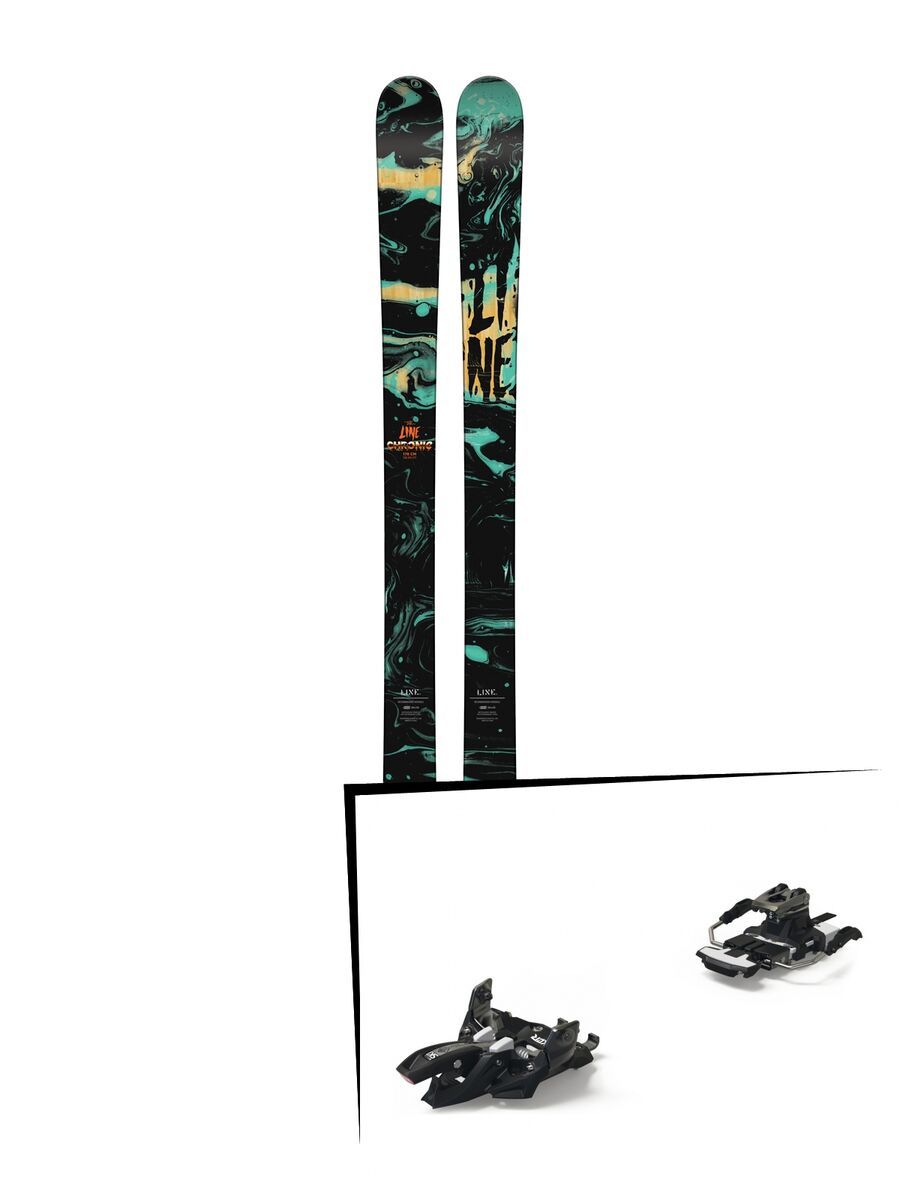 Set: Line Chronic 2018 + Marker Alpinist 9 Long Travel (2319307) - Bild 1