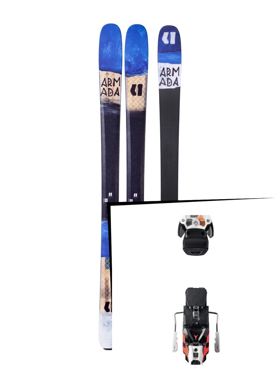 Set: Armada Tracer 98 2018 + Atomic Warden MNC 13 white/black/orange - Bild 1