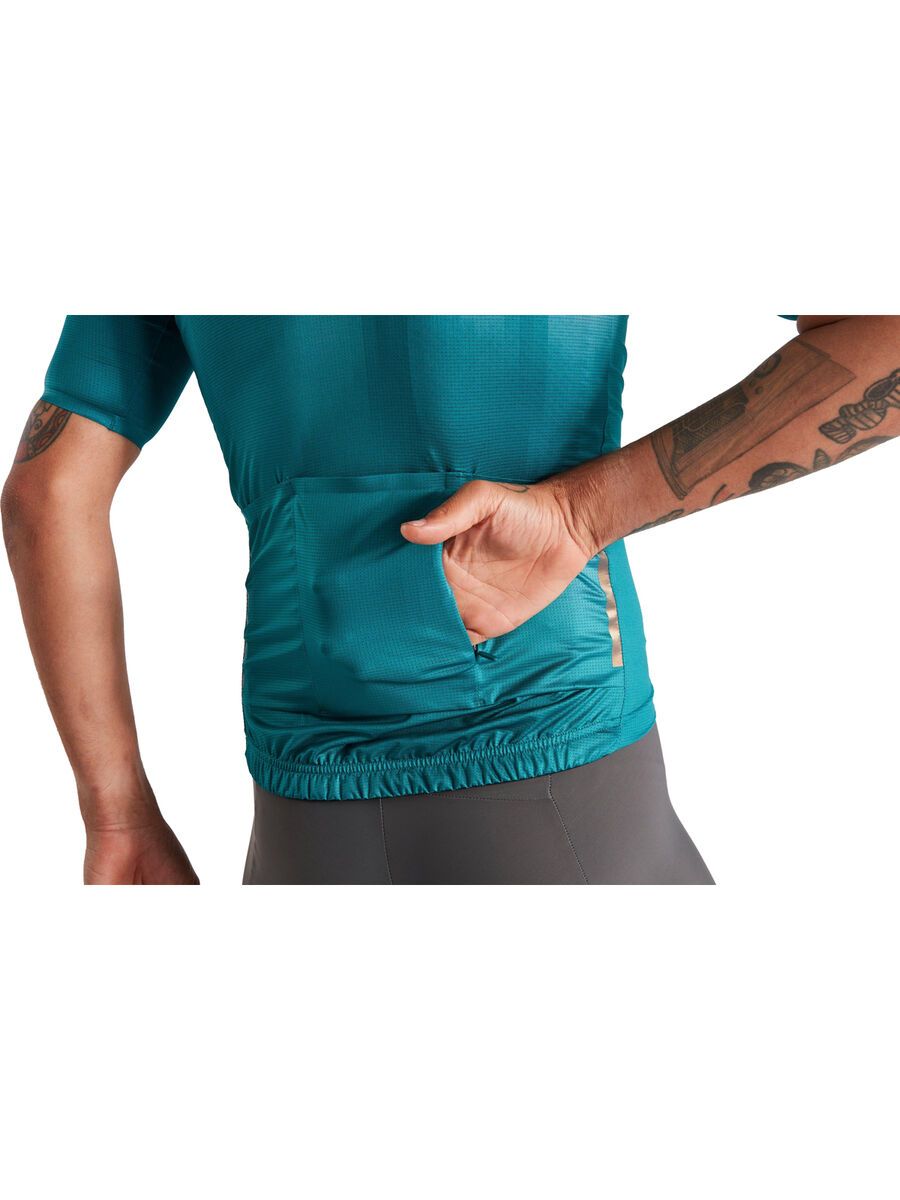Specialized Men's SL Air Distortion Short Sleeve Jersey, tropical teal - Bild 5