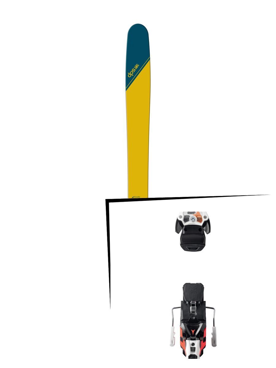 Set: DPS Skis Wailer 112 RP2 Tour1 2018 + Atomic Warden MNC 13 white/black/orange - Bild 1