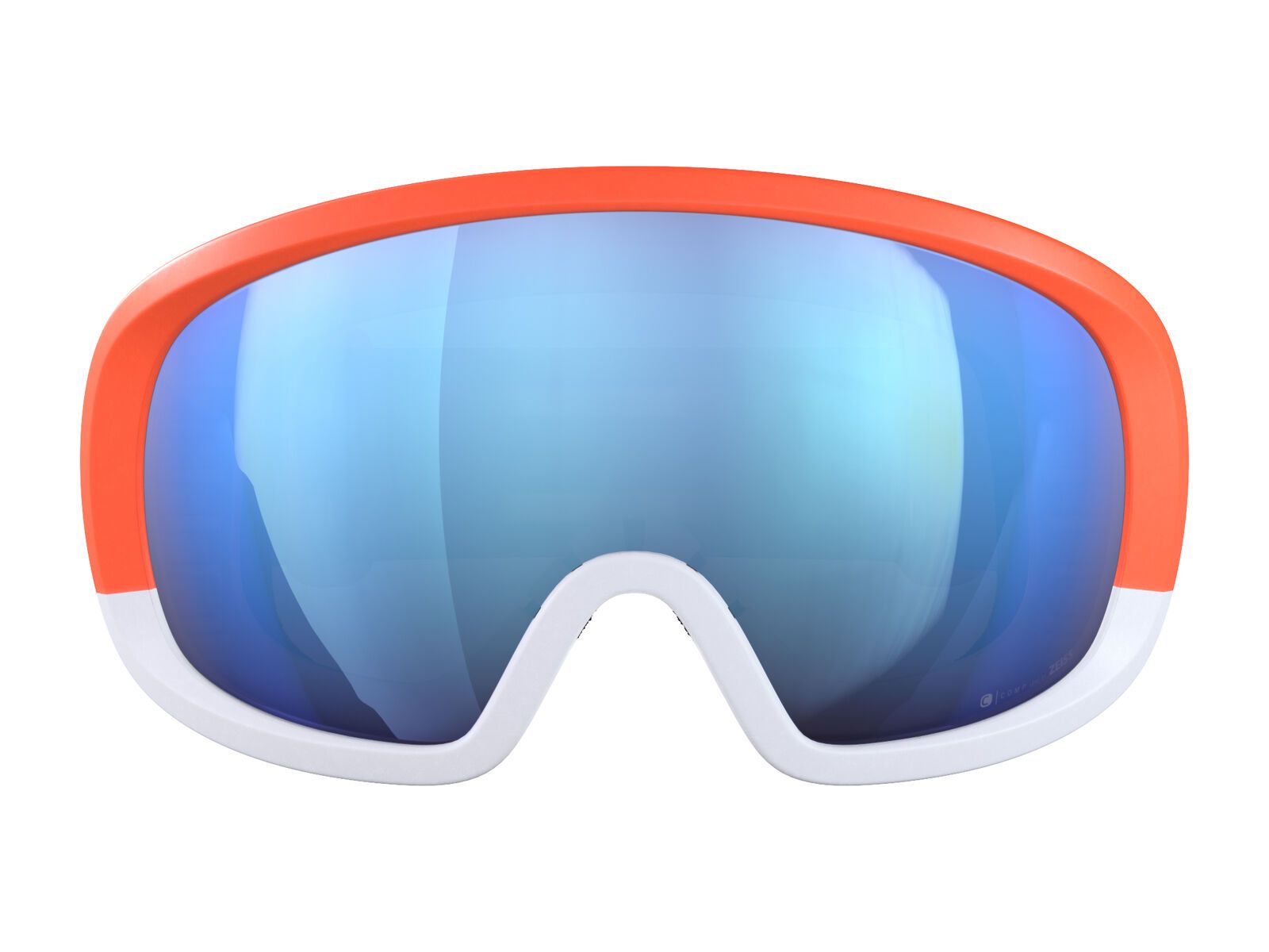 POC Fovea Mid Race Clarity Hi. Int. Partly Sunny Blue, zink orange/hydrog. white - Bild 2