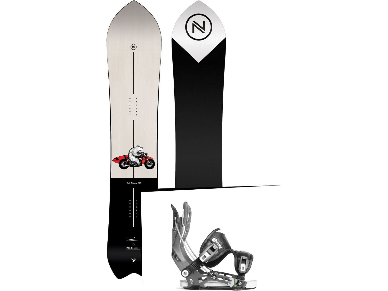 Set: Nidecker Solo Mission 2019 + Flow NX2 (2226515S) | Bild 1