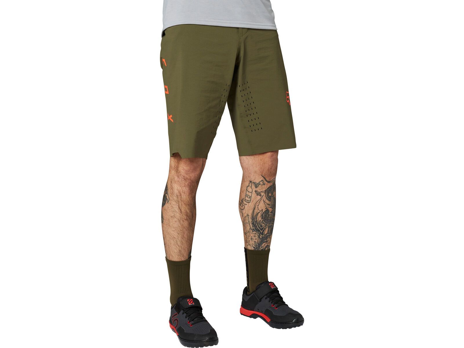 Fox Flexair Short No Liner, olive green | Bild 1