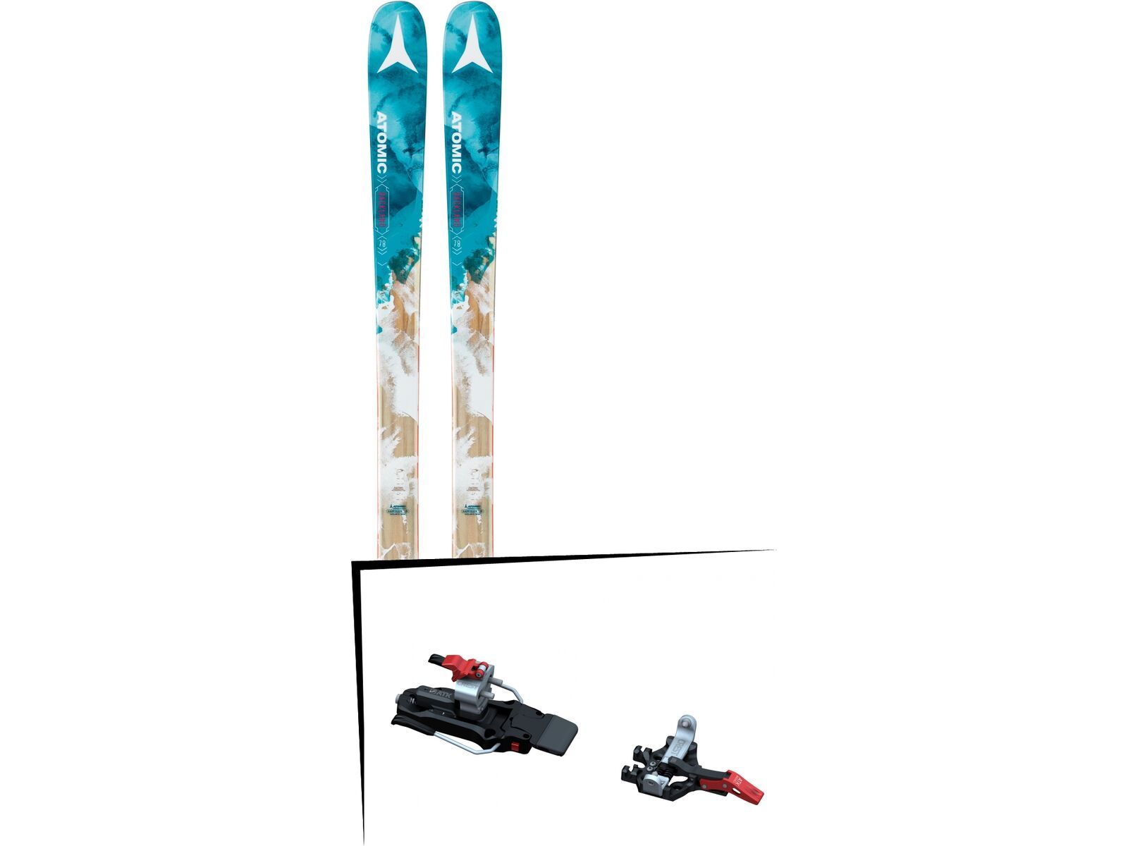 Set: Atomic Backland 78 W 2017 + ATK Crest (2322432) | Bild 1