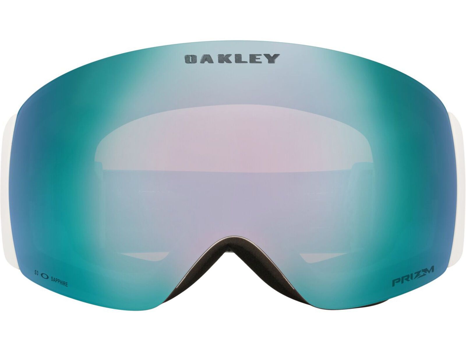 Oakley Flight Deck Pro M, Prizm Snow Sapphire Iridium & Iced / matte white | Bild 3