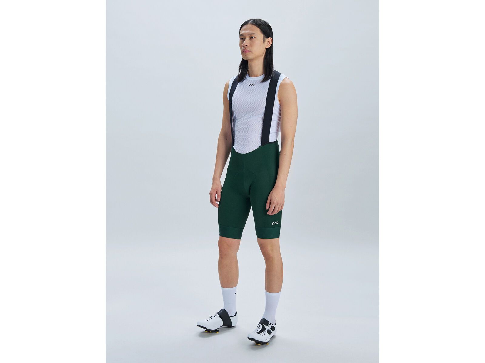 POC M's Cadence Bib Shorts, pargasite green | Bild 4