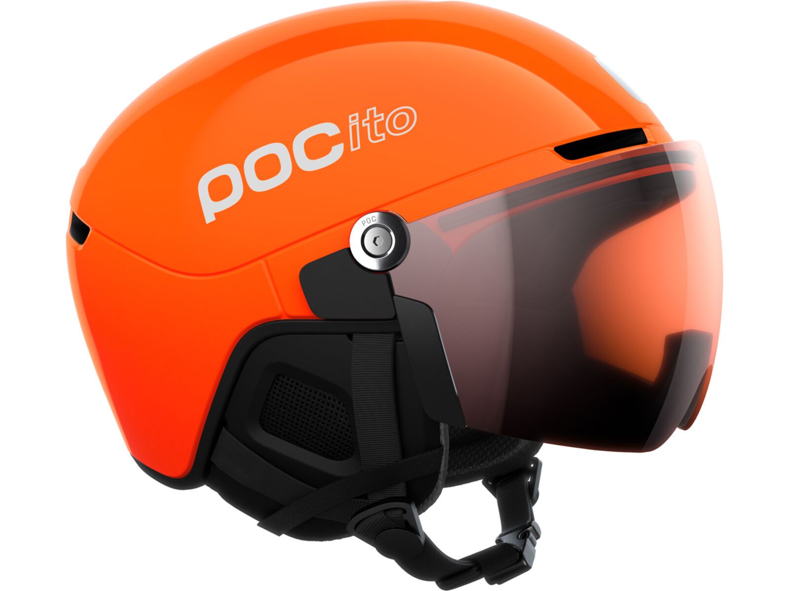POC POCito Obex Visor, Partly Sunny/Light Orange / fluorescent orange | Bild 4