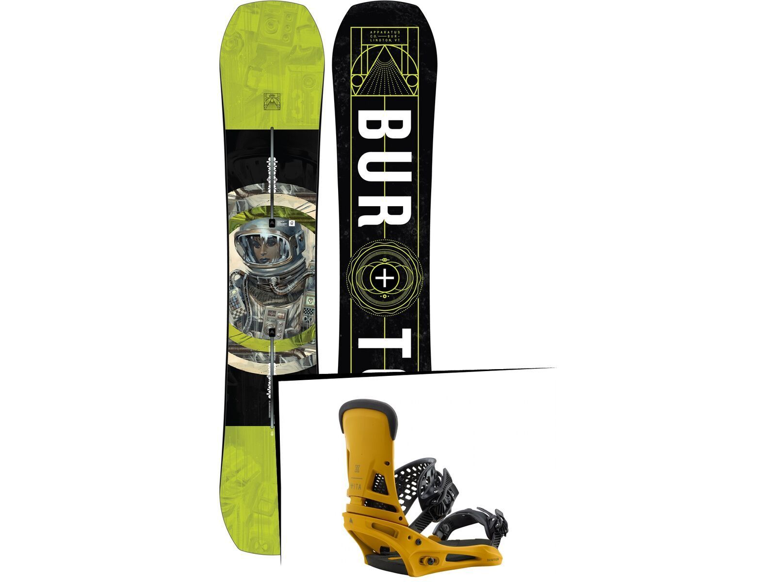 Set: Burton Paramount 2019 + Burton Malavita colonel mustard | Bild 1