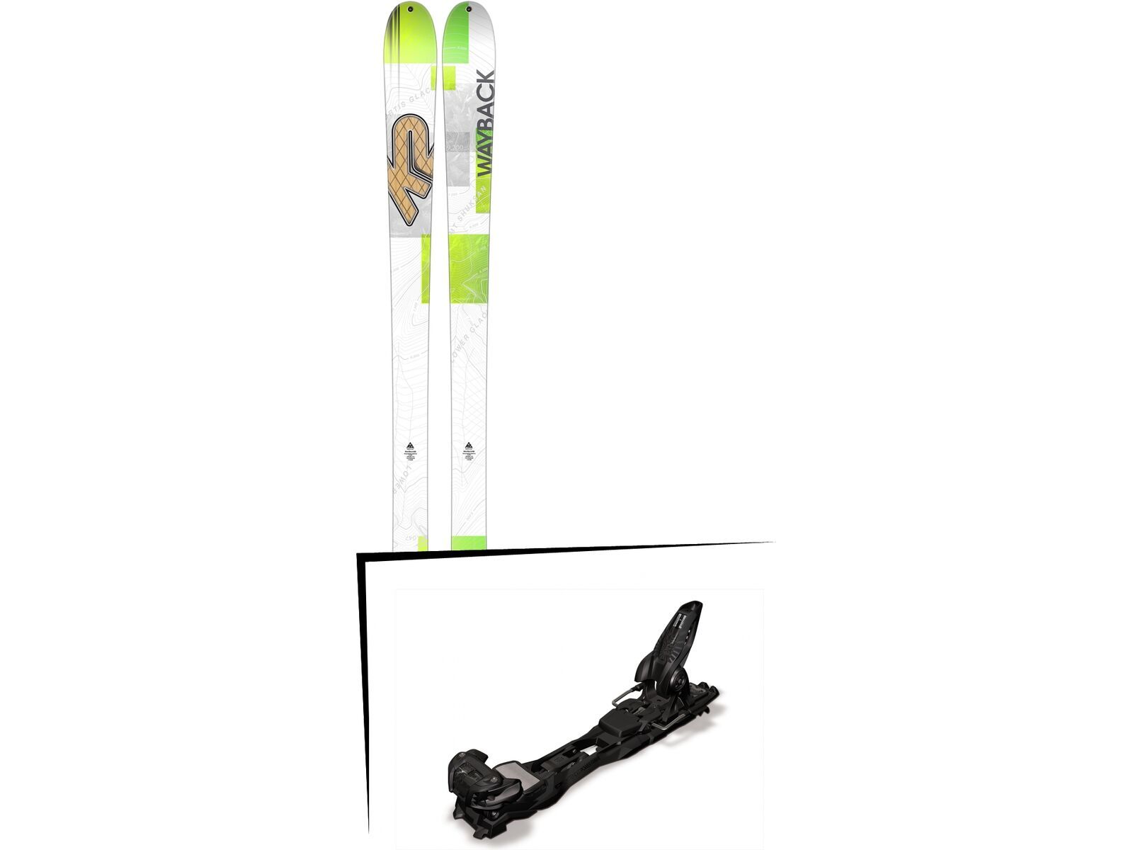 K2 SKI Set: Wayback 88 2016 + Marker Duke EPF 16 | Bild 1