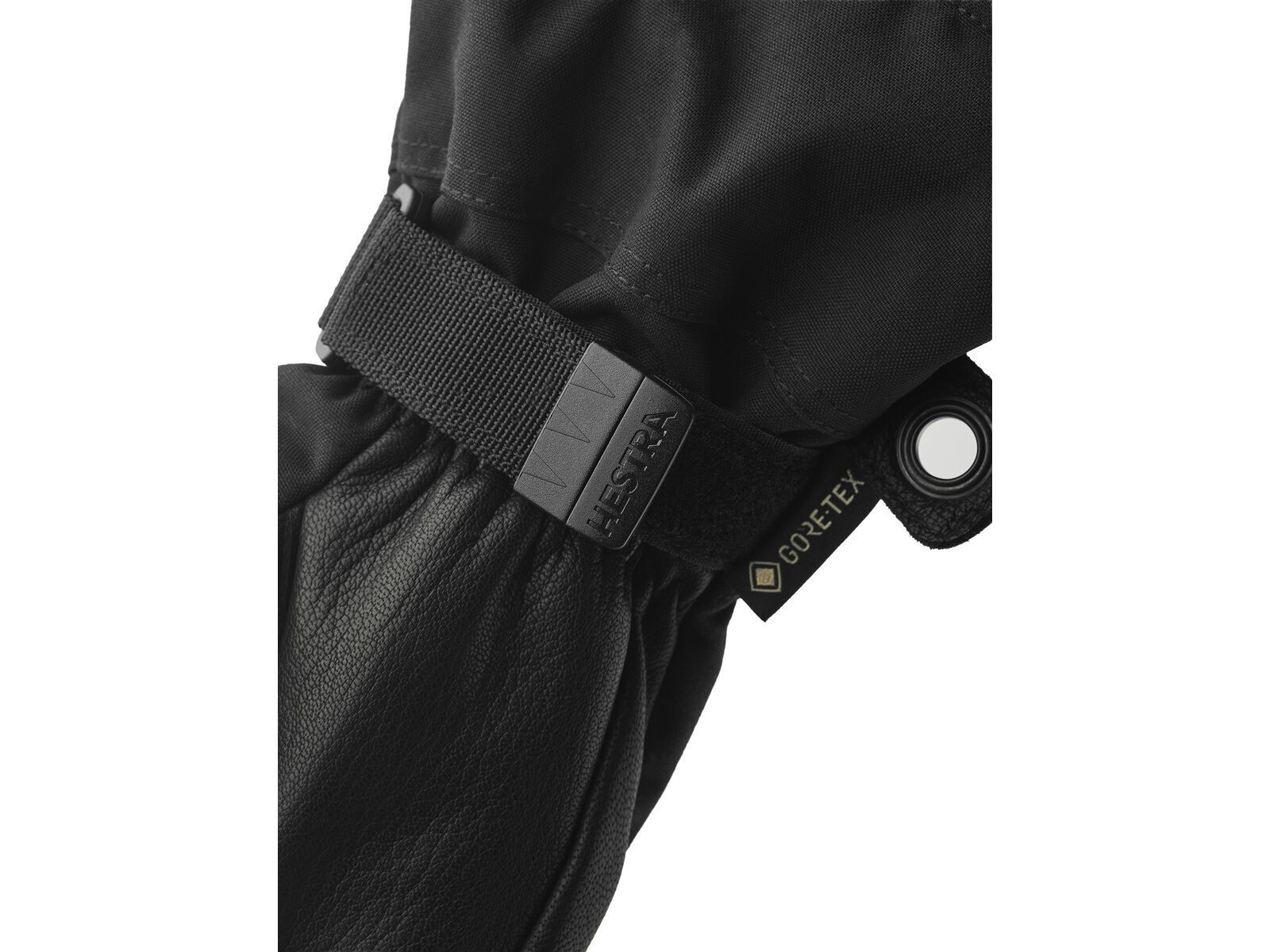 Hestra Army Leather Gore-Tex 5 Finger, black/black | Bild 6