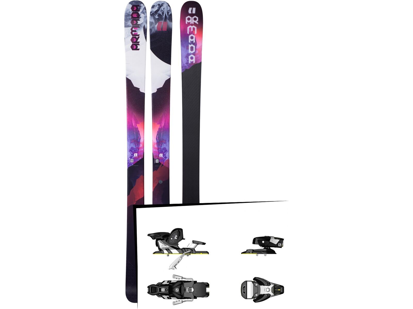 Set: Armada Victa 97 Ti 2018 + Salomon STH2 WTR 13 black/white | Bild 1