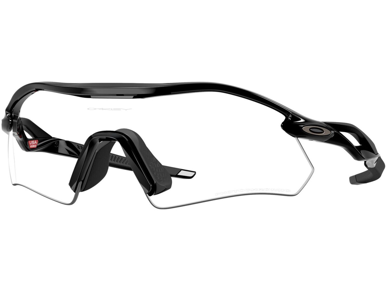 Oakley Radar Plate, Clear To Black Iridium Photochromic / polished black | Bild 1