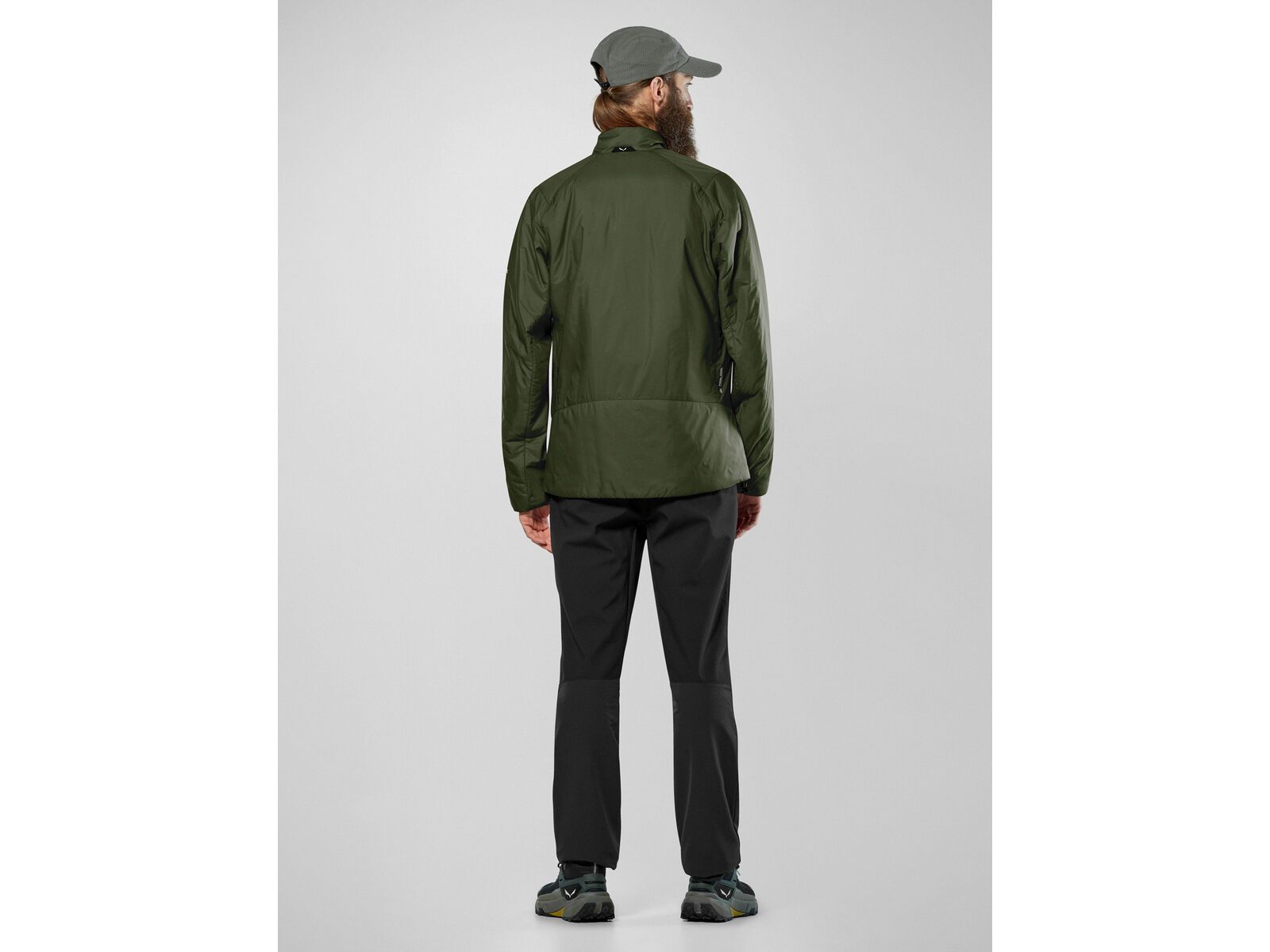 Salewa Puez Catinaccio 2 Tirolwool Responsive Jacke Herren, dark olive | Bild 4