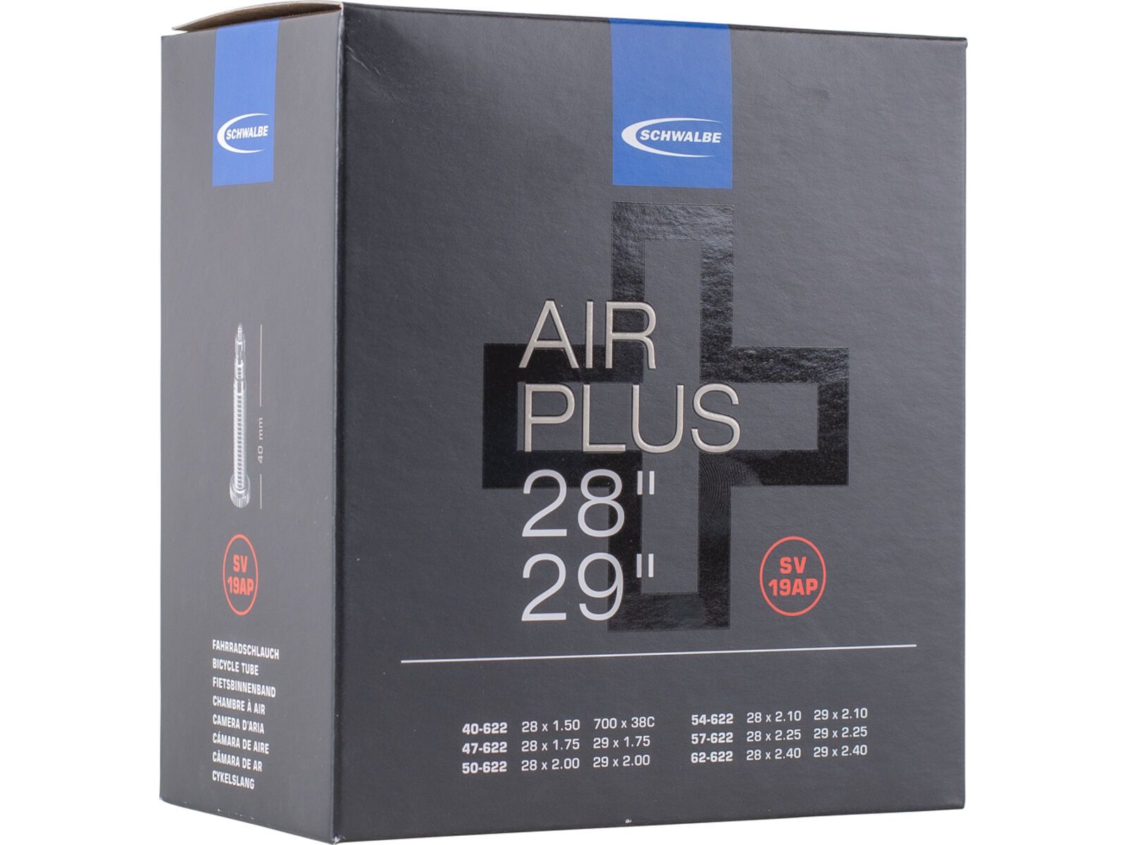 Schwalbe Air Plus Schlauch SV 19AP - 28/29 x 1.50-2.40 | Bild 1