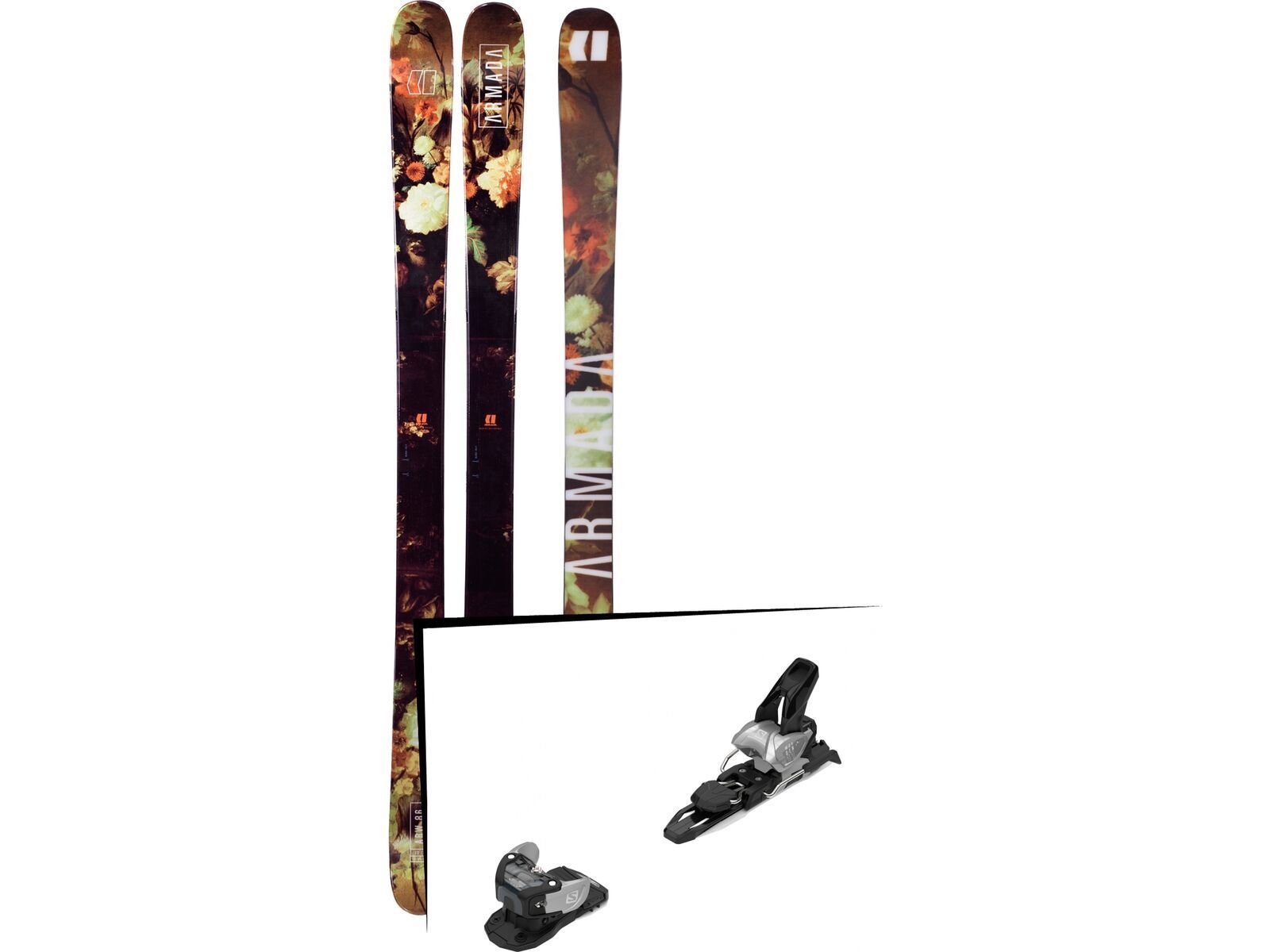 Set: Armada Arw 86 2018 + Salomon Warden MNC 11 silver/black | Bild 1
