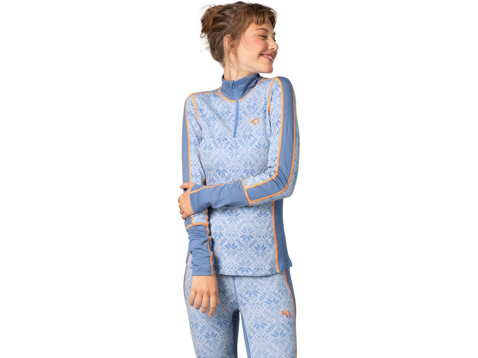 Kari Traa Anna Half Zip, sea | Bild 2