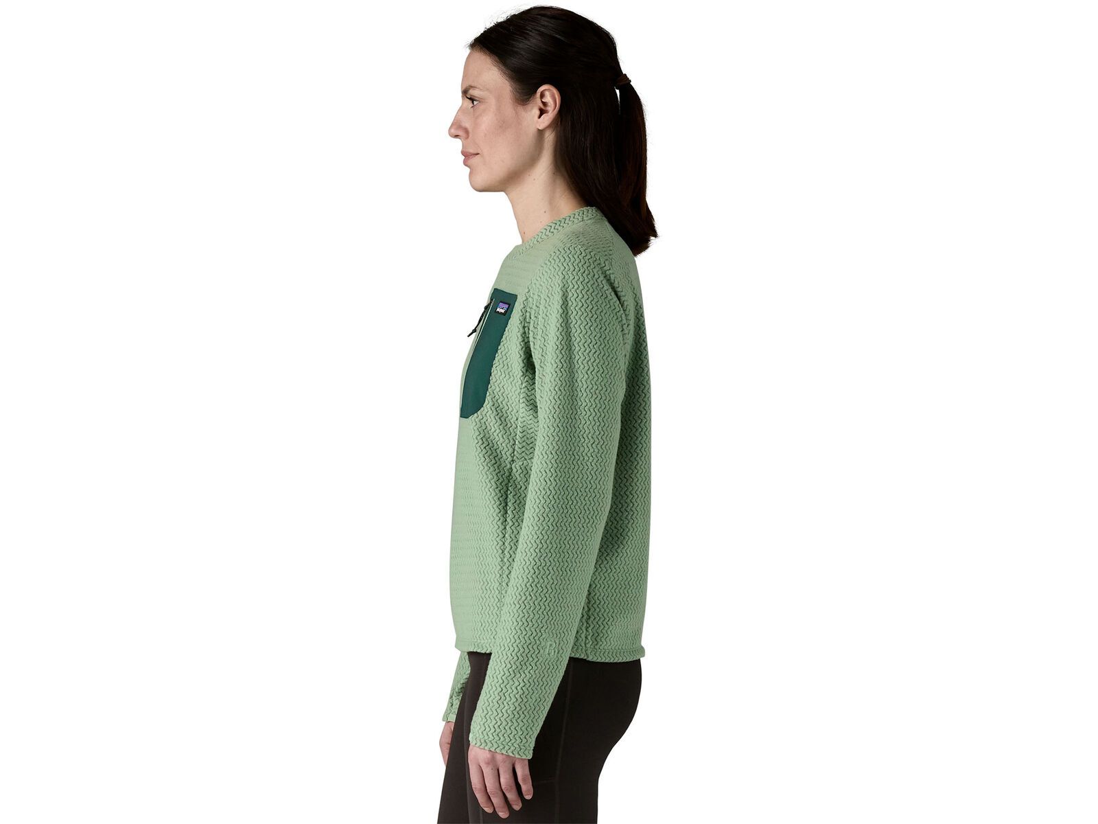 Patagonia Women's R1 Air Crew, ellwood green | Bild 3