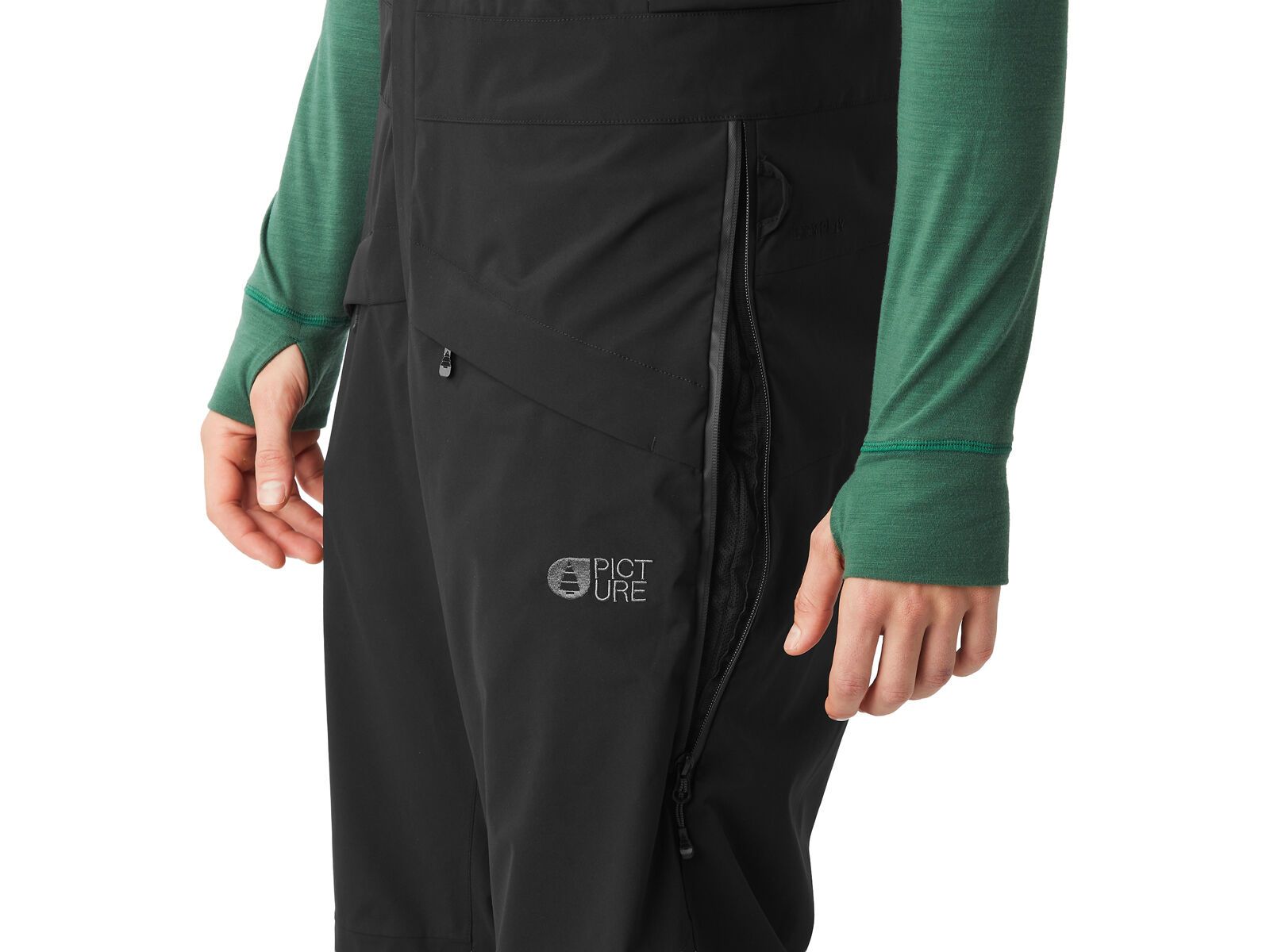 Picture Avening Bib Pants, black | Bild 8