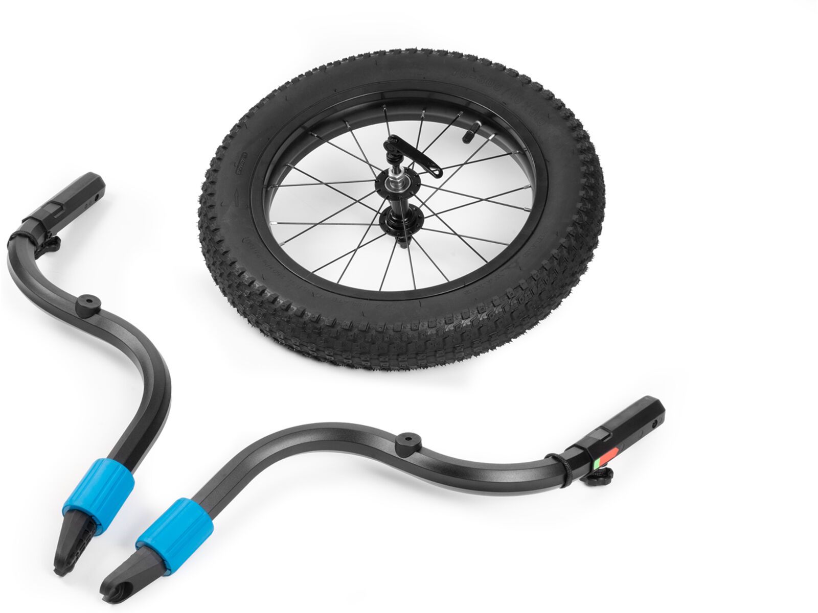 Cube Fat Wheel Jogger Kit für Kinder Fahrradanhänger Double, black | Bild 2