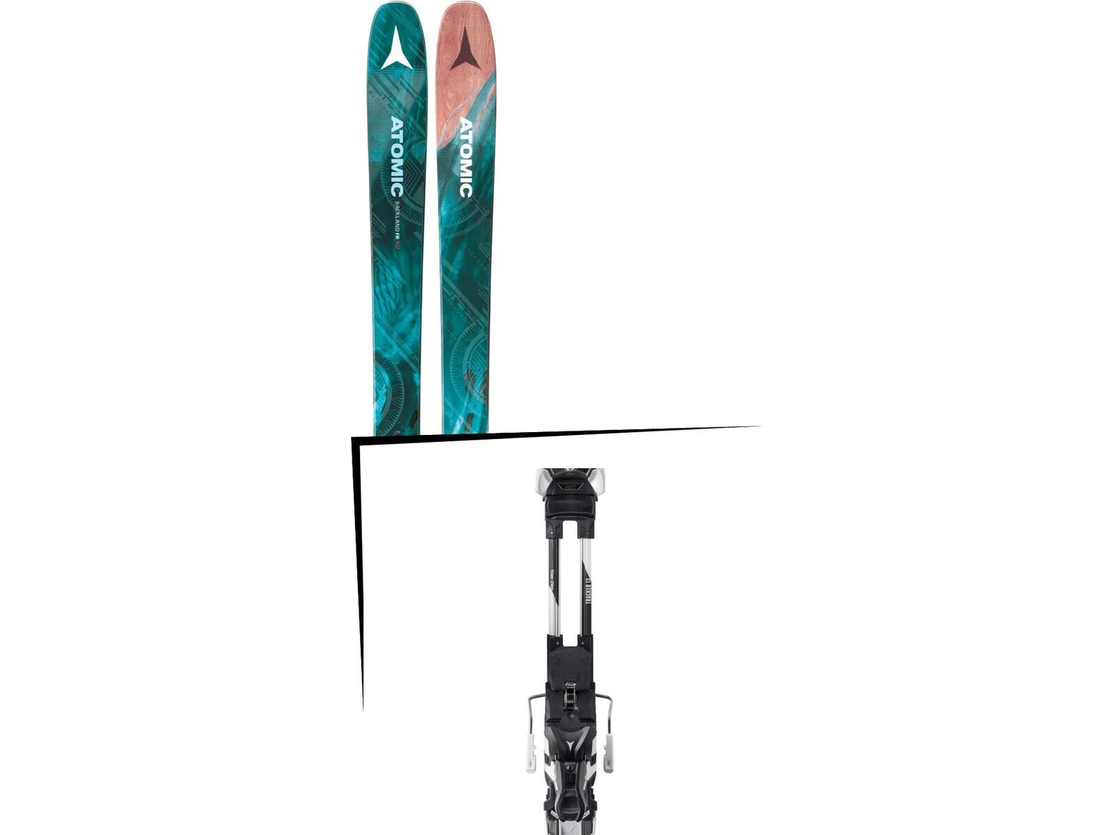 Set: Atomic Backland FR 102 W 2018 + Atomic Tracker 13 MNC black/silver | Bild 1