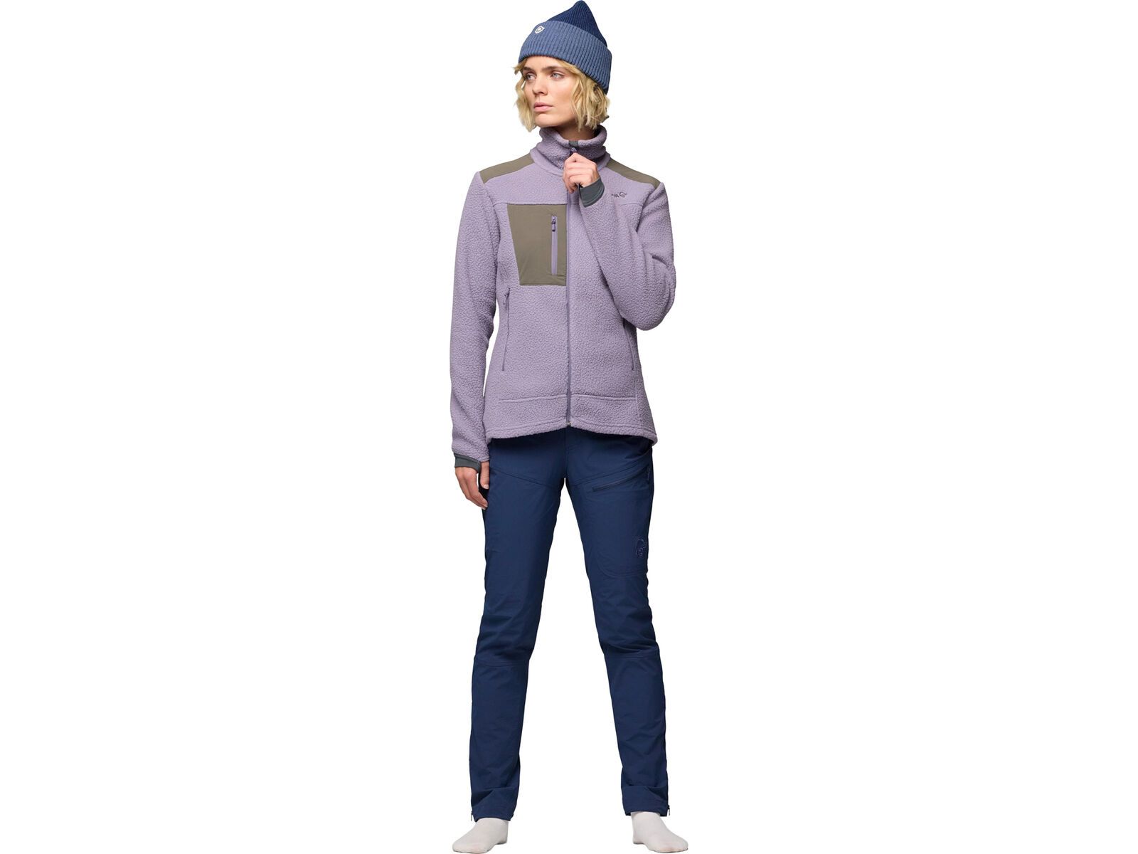 Norrona trollveggen warm3 Jacket W's, purple sage | Bild 4