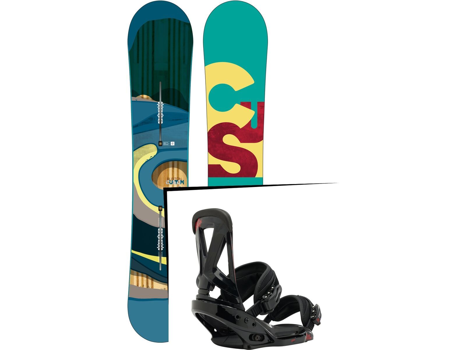 Burton Set: Custom Wide 2016 + Burton Custom EST | Bild 1