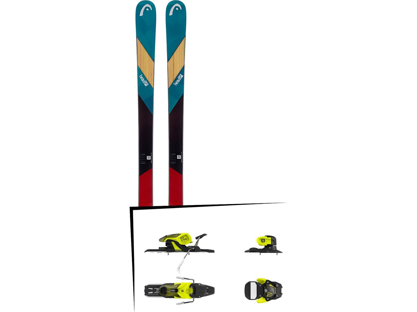 Set: Head Caddy 2019 + Salomon Warden 11 yellow/black | Bild 1