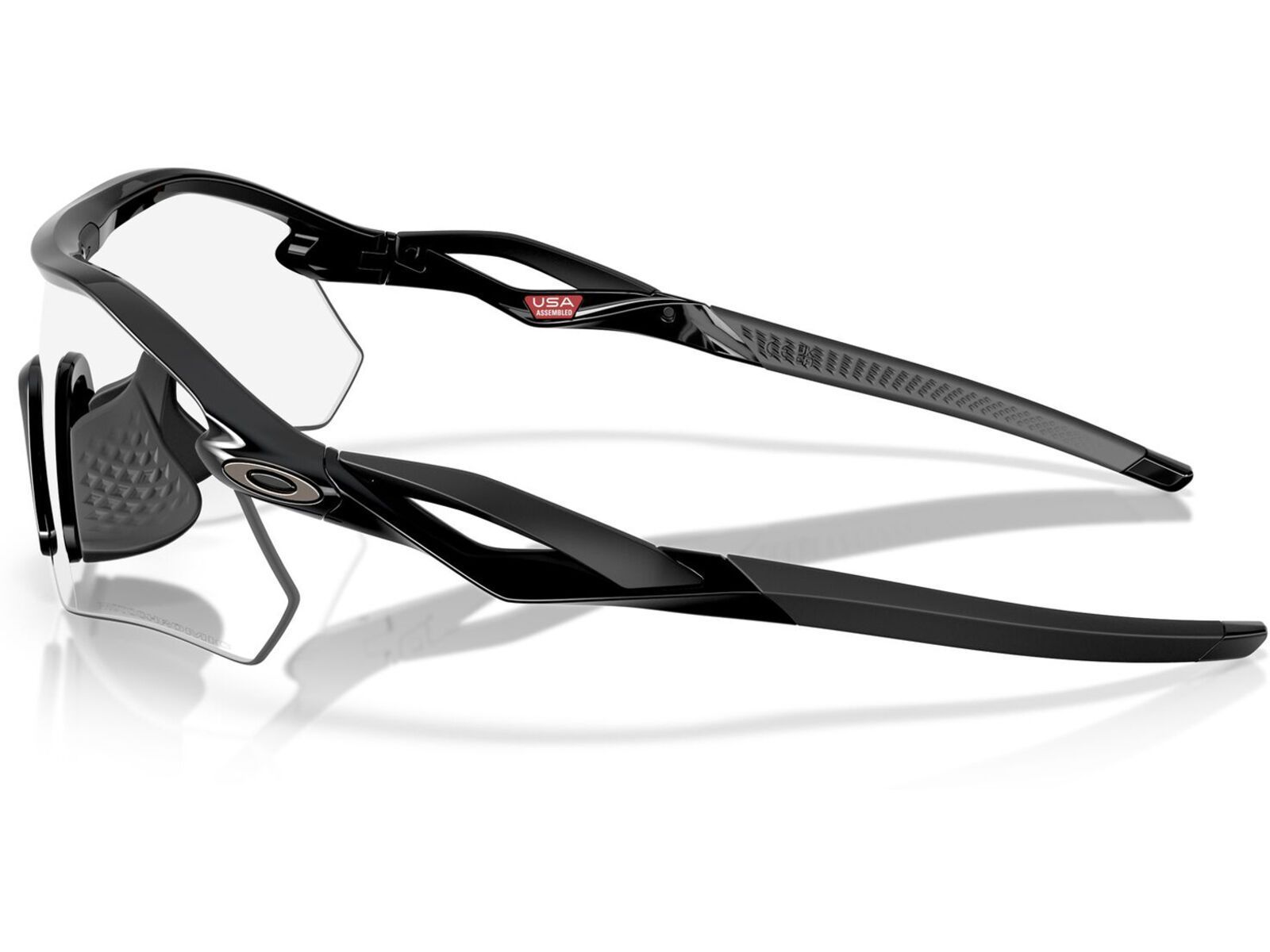 Oakley Radar Plate, Clear To Black Iridium Photochromic / polished black | Bild 10