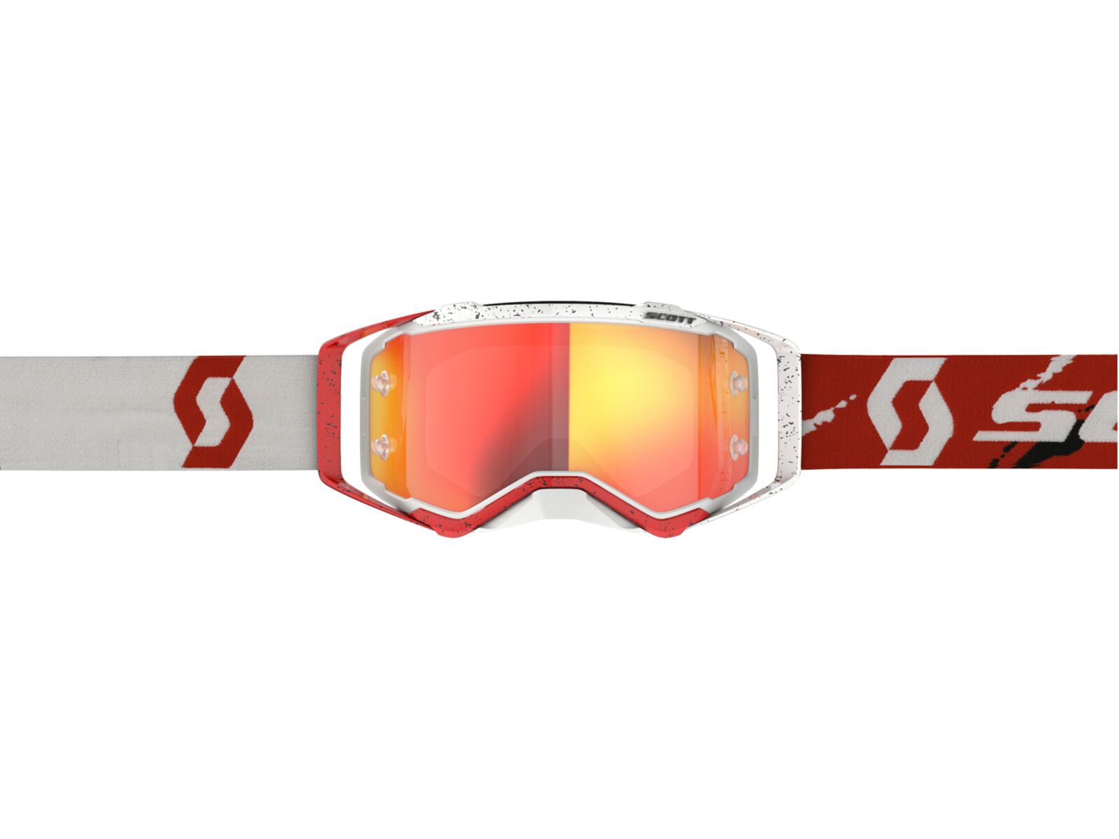 Scott Prospect Goggle Orange Chrome Works, red/white | Bild 2