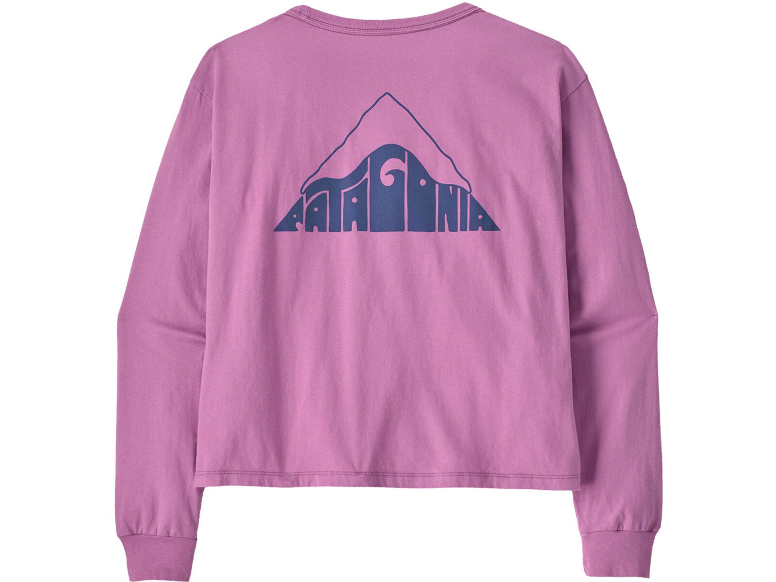 Patagonia Women's Long-Sleeved Driftways Easy Cut Organic T-Shirt, brisk purple | Bild 1