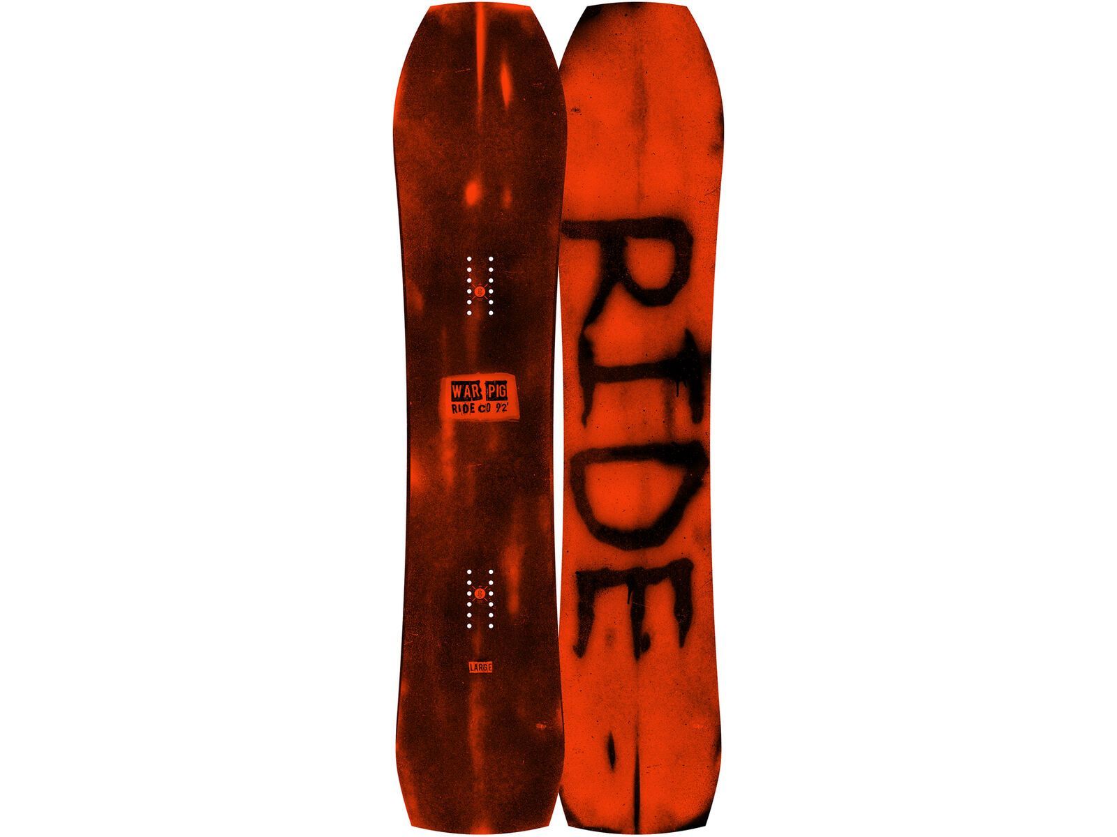 Set: Ride Warpig Large 2017 + Ride Rodeo 2016, forest - Snowboardset | Bild 2