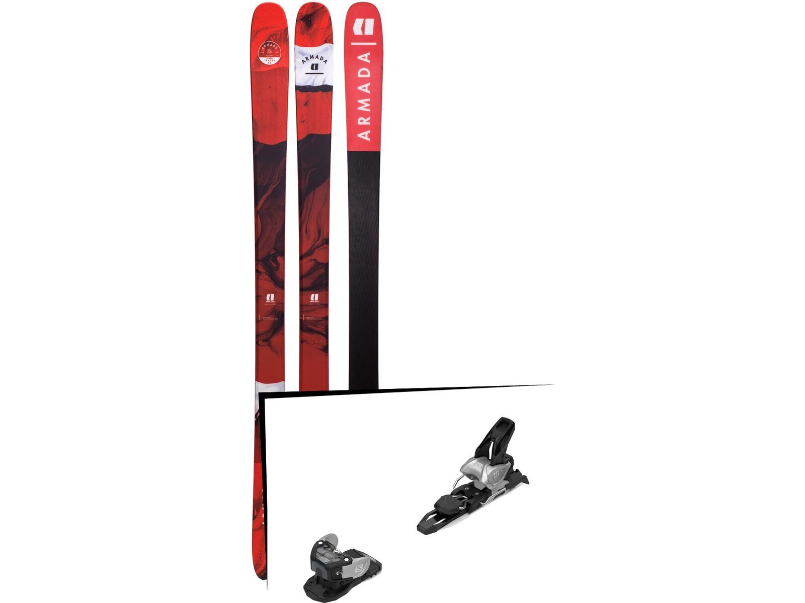 Set: Armada Tracer 88 2019 + Salomon Warden MNC 11 silver/black | Bild 1