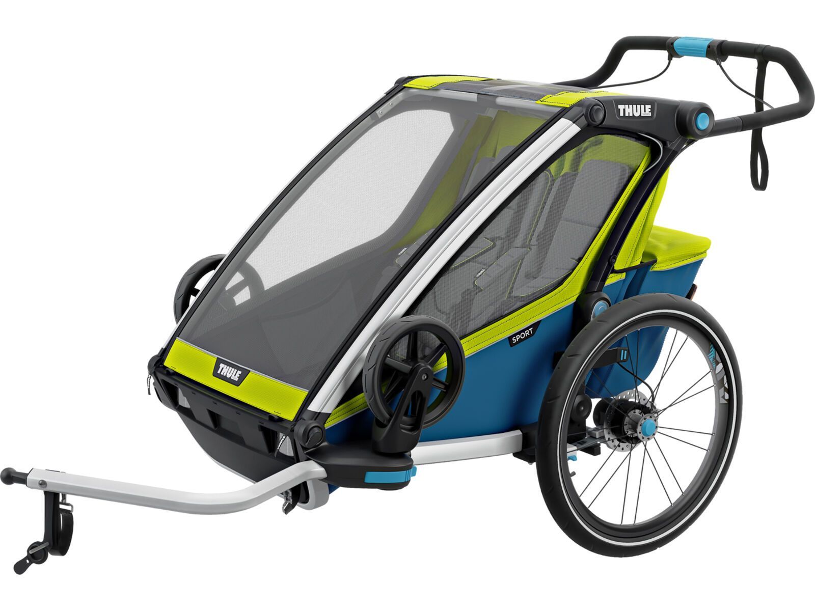 *** 2. Wahl *** Thule Chariot Sport 2, chartreuse - Fahrradanhänger | | Bild 1