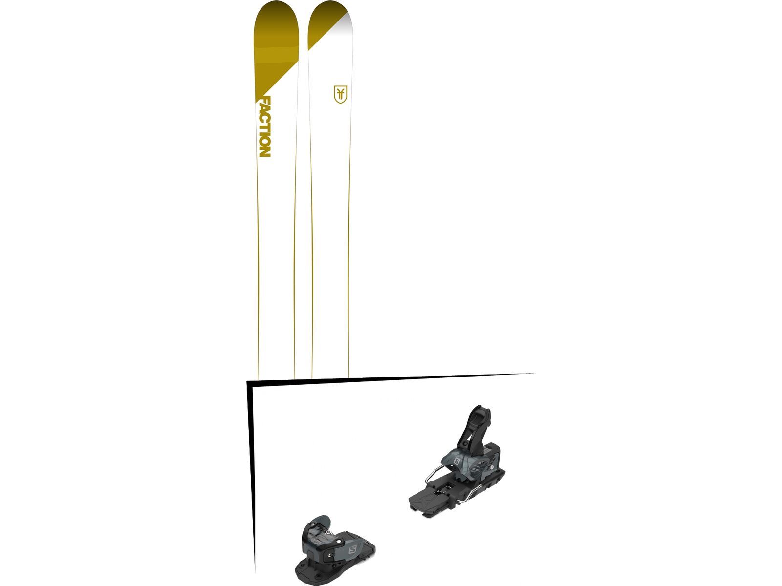 Set: Faction Candide 4.0 2018 + Salomon Warden MNC 13 black/grey | Bild 1
