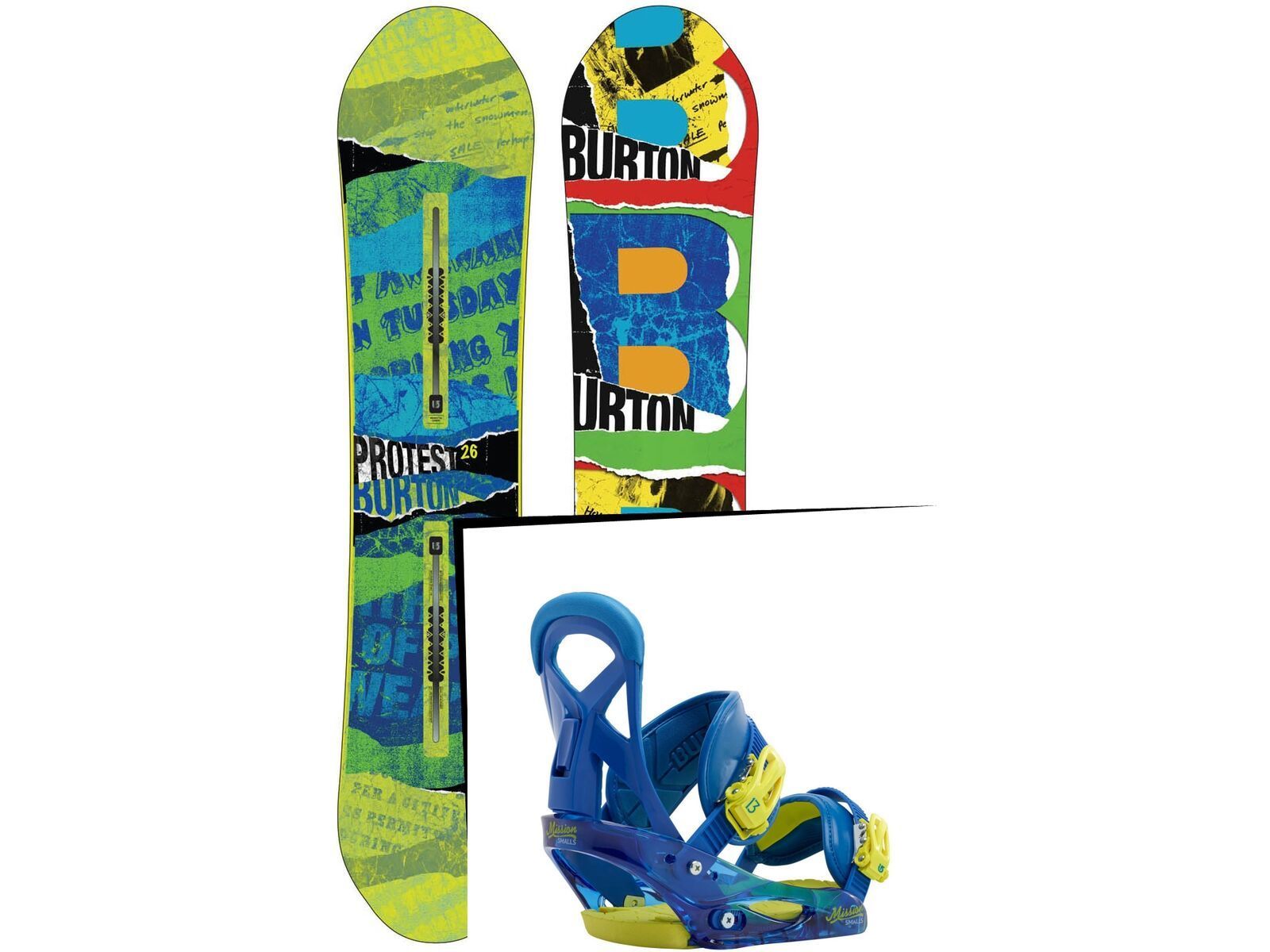 Set: Burton ProTest 2015 + Mission Smalls (1191398S) | BIKER