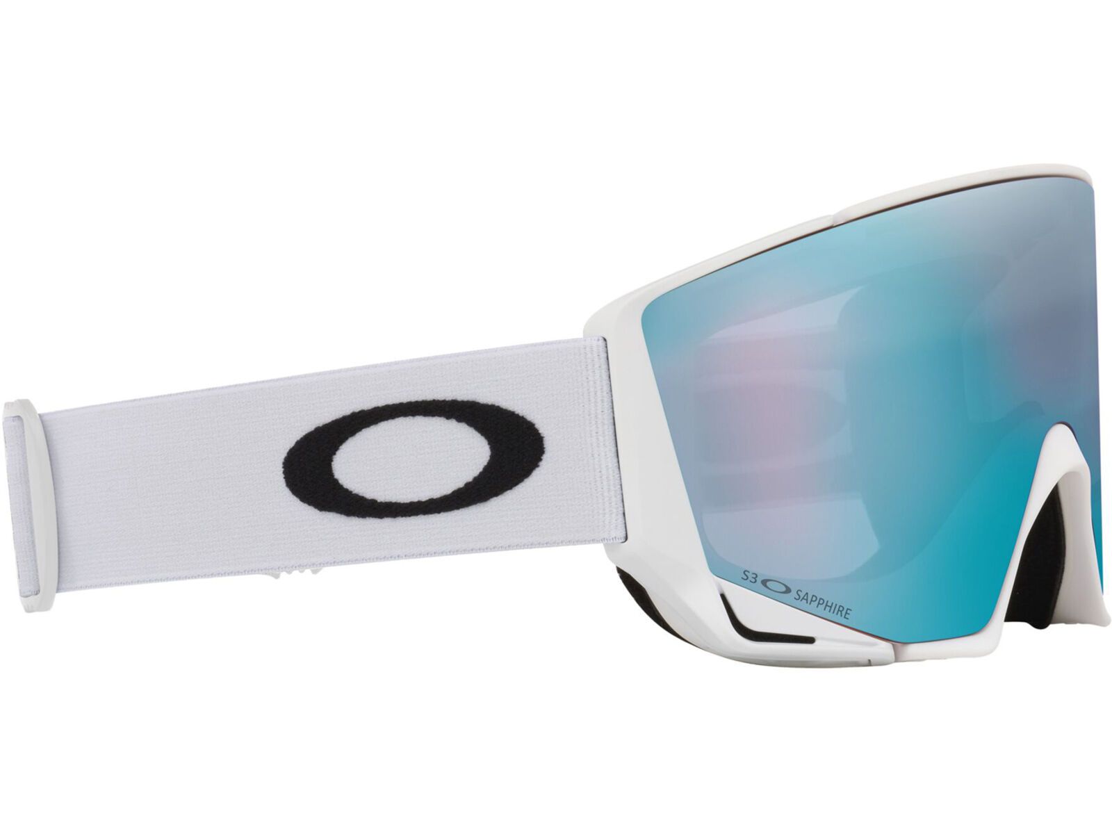 Oakley Flow Scape M, Prizm Snow Sapphire Iridium & Iced / matte white | Bild 12