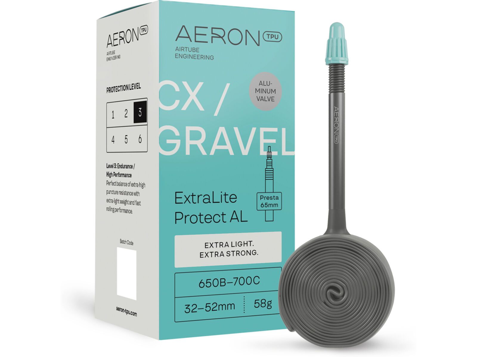 Aeron CX/Gravel - ExtraLite Protect AL / 32-52 / SV65 / 650B-700C | Bild 1