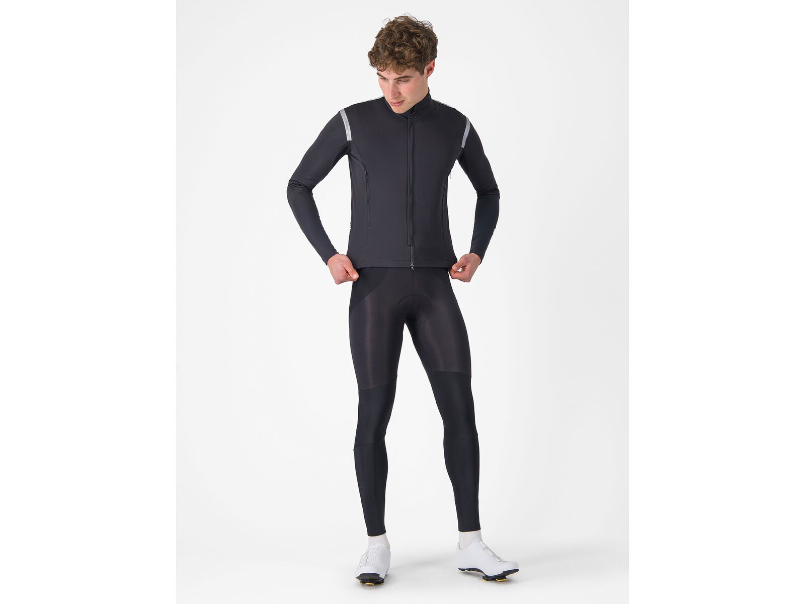 Castelli Perfetto RoS 3 Jacket, light black/silver reflex | Bild 7