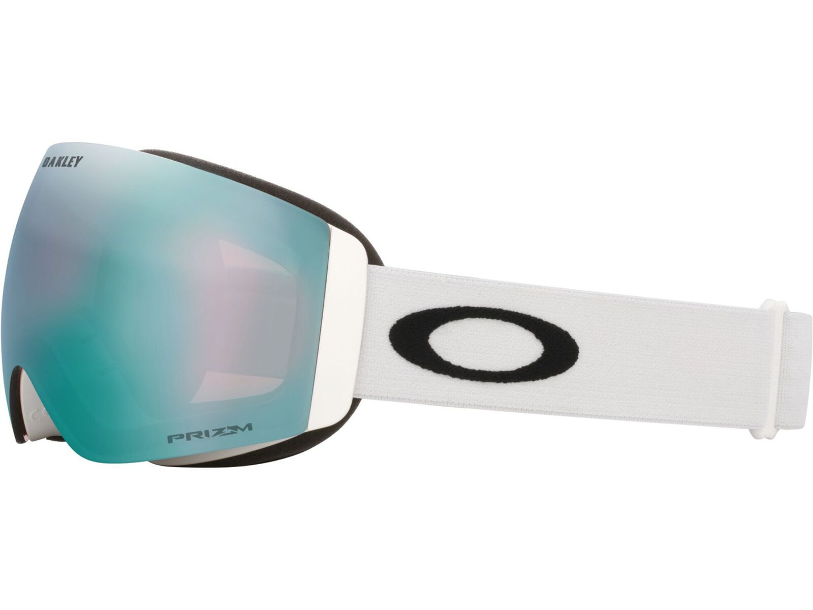 Oakley Flight Deck Pro M, Prizm Snow Sapphire Iridium & Sage Gold / matte white | Bild 4