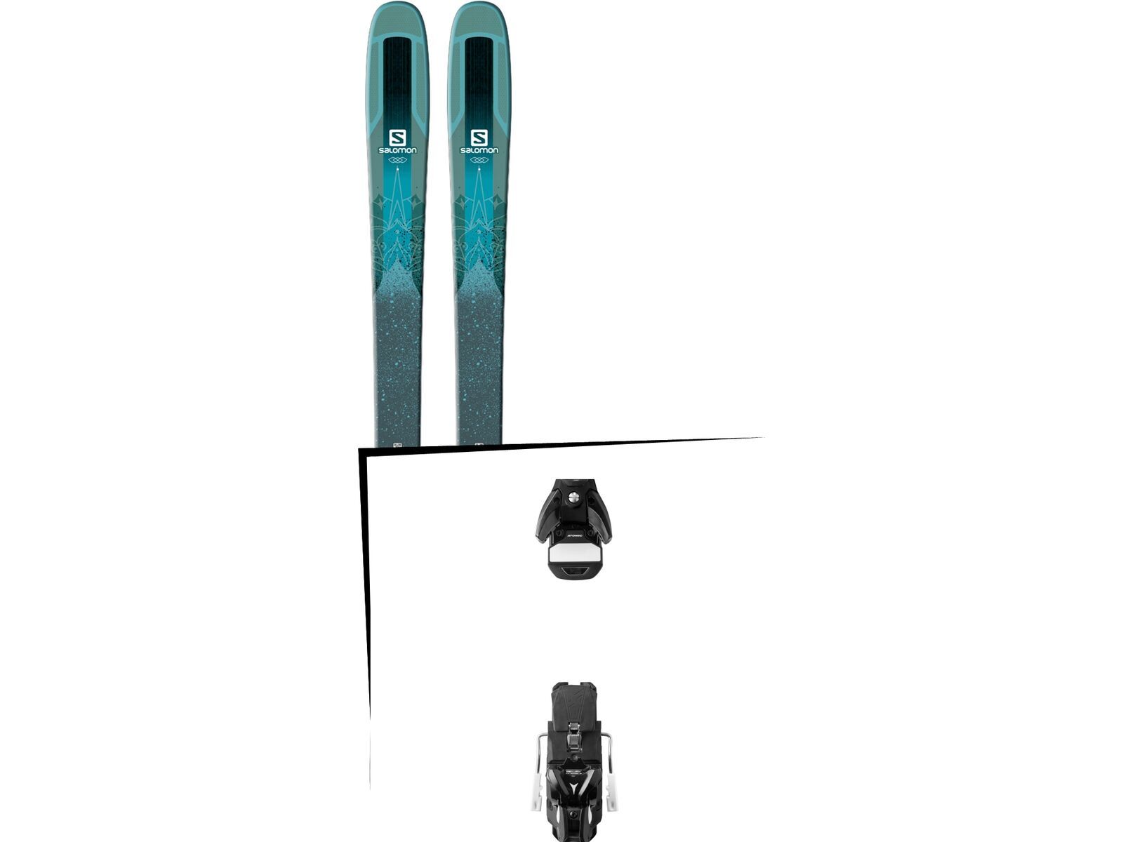 Set: Salomon QST Lumen 99 2018 + Atomic STH 13 WTR black/gun metal | Bild 1