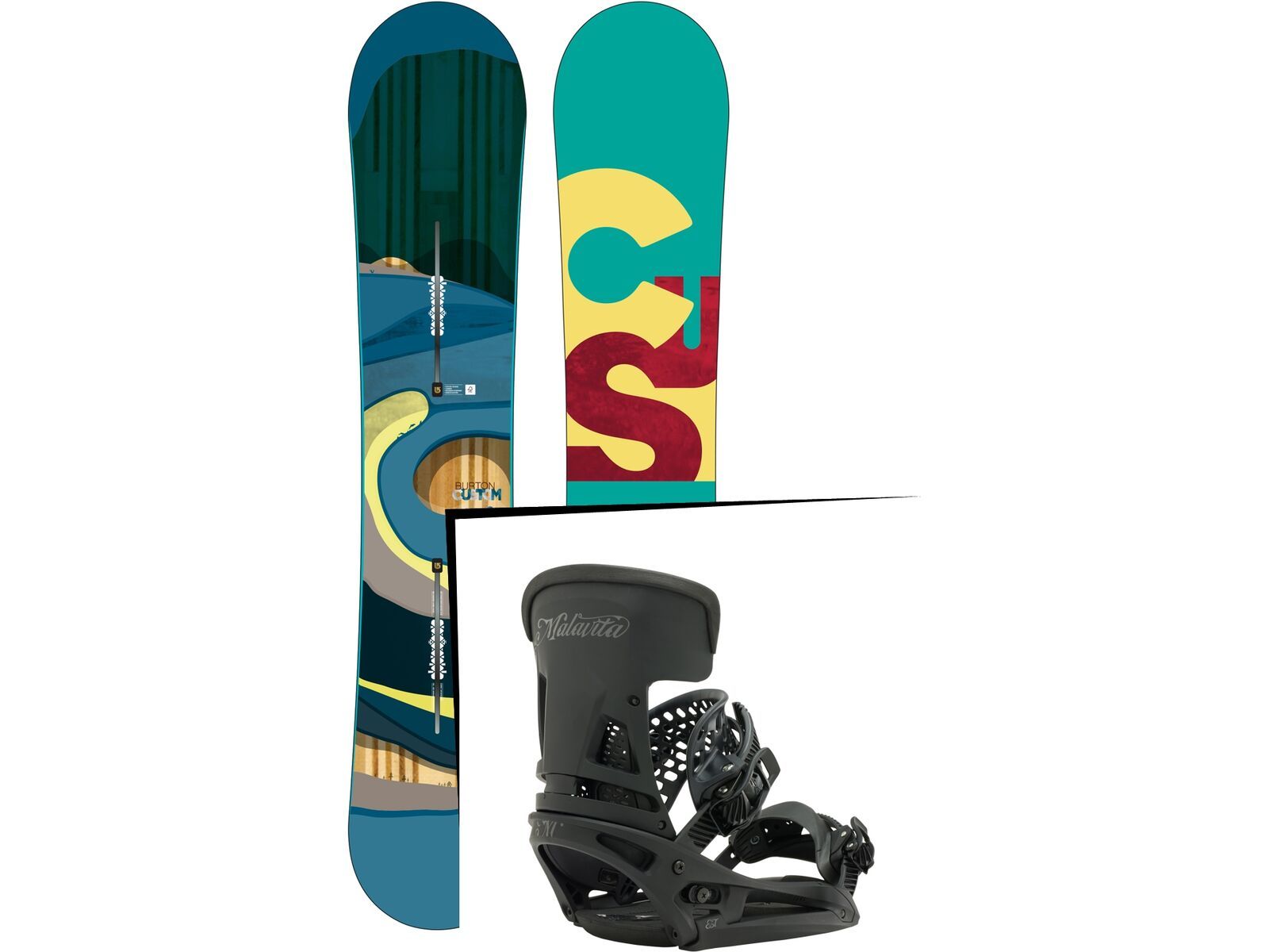 Burton Set: Custom Wide 2016 + Burton Malavita EST | Bild 1