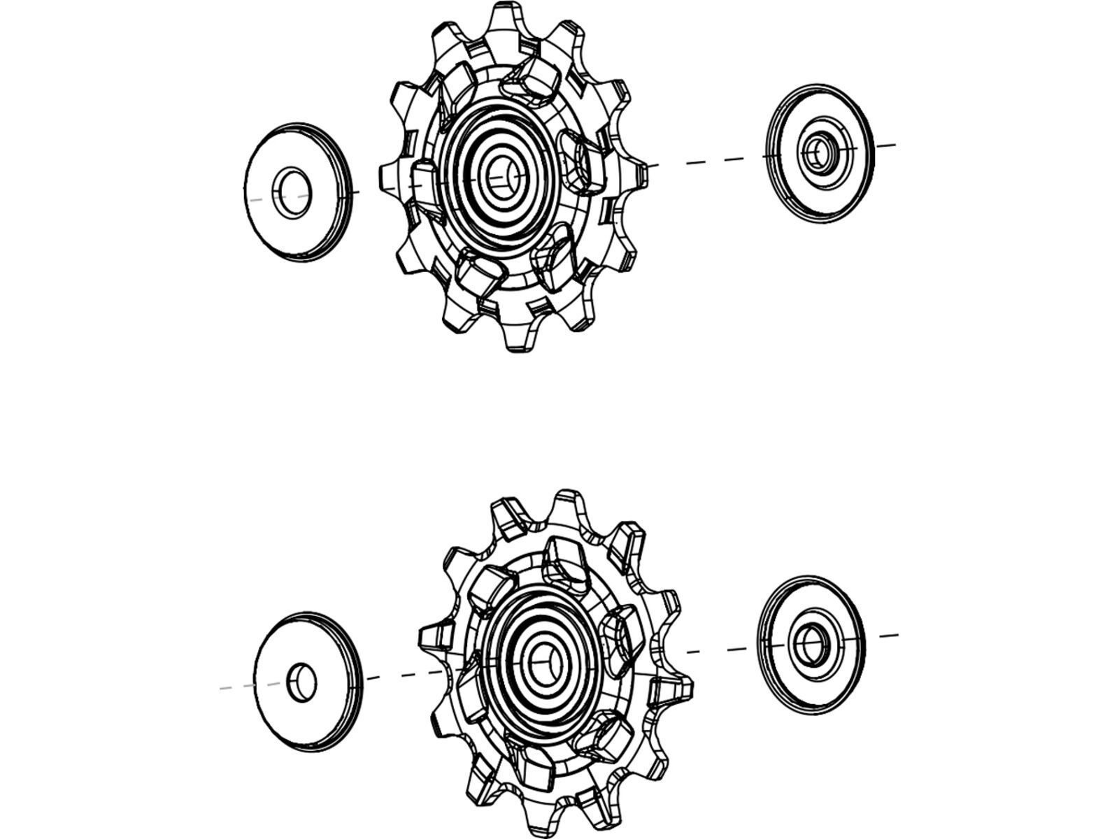 SRAM Schaltrollen-Set Red XPLR AXS Keramik - 12-fach | Bild 1